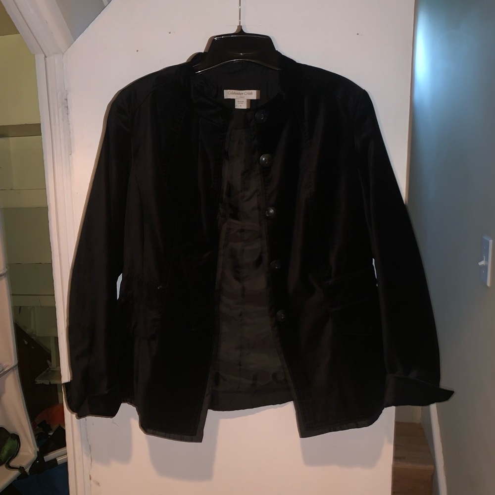 Black felt jacket